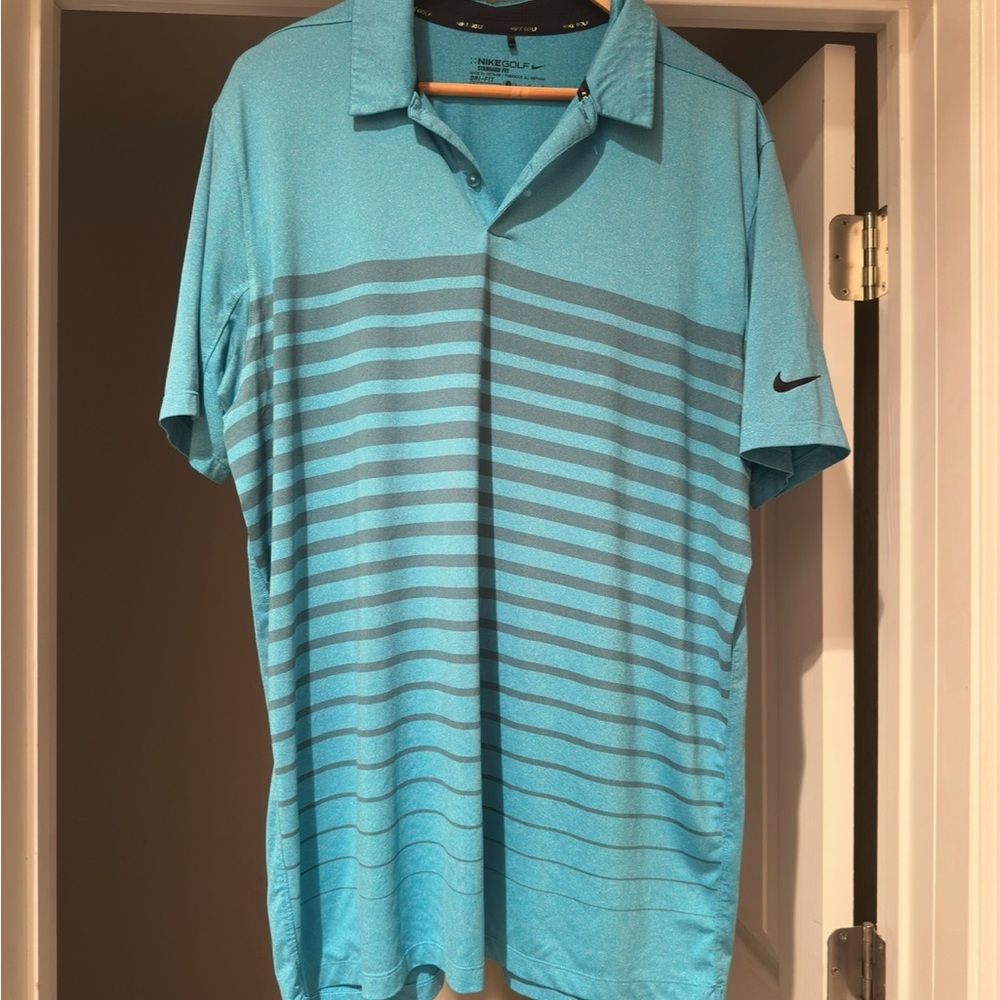 Nike Blue Performance Polo Shirt